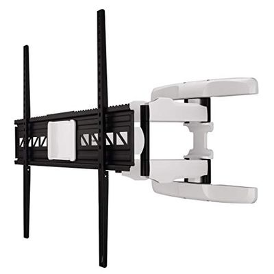 Hama 118626 Premium Full Motion TV staffa da parete (inclinabile, orientabile, per televisori da 46 a 90", VESA fino a 800x600, max. 75 kg), nero/bianco, 2.1"* 36"* 24.8"