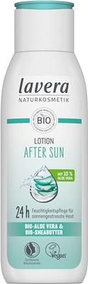 lavera After Sun Lotion – 24 h fuktkräm – lugnande och kylande – solskydd – vegansk – naturkosketik – 200 ml