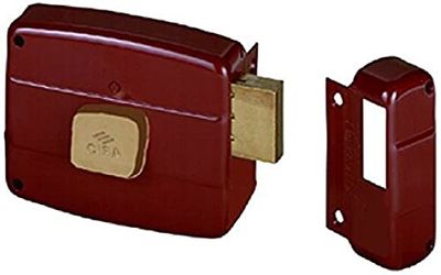 Cisa 50131 Serratura da Applicare, per Porte Legno, Entrata Sinistra, 60 mm