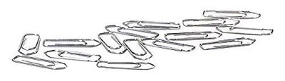 Durable 129825 paperclips (32 mm) 0,5 kg = ca. 1180 stuks gegalvaniseerd.