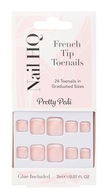 Nail HQ French Tip Toenails (24 Pieces)