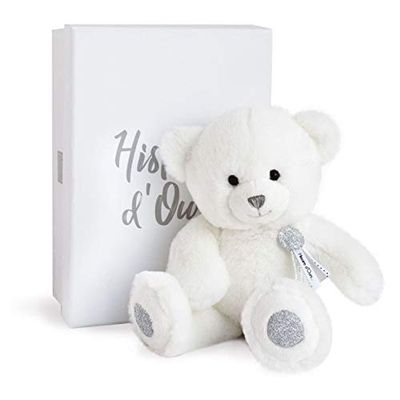 Histoire d'Ours HO2805 - pendentes, design de urso, cor branca