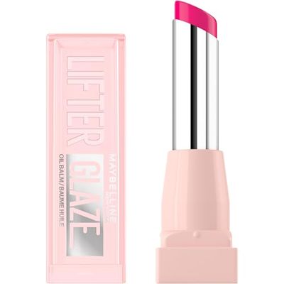 Maybelline New York Lifter Glaze, Lip Balm, formulated with Hyaluronic Acid & Acerola Cherry Extract, for up to 24H hydration, ultra-comfortable feel (Shade: Rose Bite)