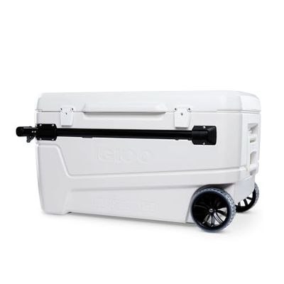 Igloo Marine Glide 110 Glacière sur roues, Mixte Adulte, Blanc, 104 Litre