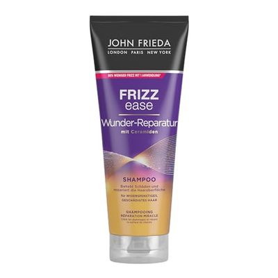 John Frieda - Frizz Ease Miracle Repair Shampoo with Ceramides - Instant Repair for Damaged Hair - 250 ml