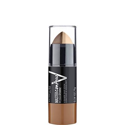 Maybelline New York Master Contour Stick Contouring 2 in 1 per Illuminare e Scolpire, Finish Mat e Duraturo, Medium