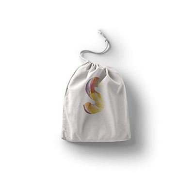 Bonamaison Printed Cotton Produce Bag with Drawstring, Reusable Grocery Bag, Biodegradable Eco-Friendly Bags, Travel Pouch, Sachet Bags, Shopping Bag, Eco Friendly, Foldable, Size: 40x50 Cm