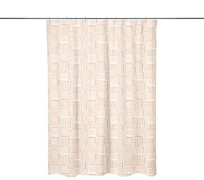 Bonamaison, Rideau de Douche Imprimé Numériquement, Anneaux de Rideau de Douche Inclus, 1 Pièce, 140X200 Cm - Conçu et fabriqué en Turquie