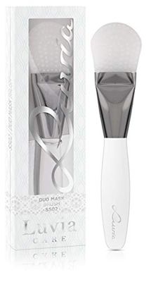 Luvia Silicone Mask Brush S502: Duo Silicone Face Mask Brush for Masks, Eye Mask & Serum