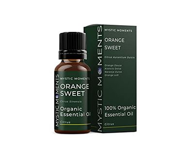 Mystic Moments Olio Essenziale Organico di Arance Dolci - 10ml - 100% Puro