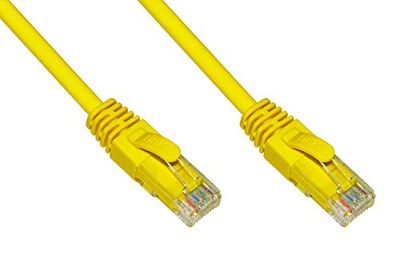 Netwerkkabel categorie 6A onafgeschermd Utp Awg24 Kleur Geel Halogeenvrij Mt 3