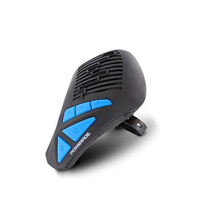 METRONIC Powerade 477078 - Altoparlante portatile Bluetooth da 5 W, per bicicletta, con funzione vivavoce e 15 ore di autonomia, splashproof, campanello, colore: nero