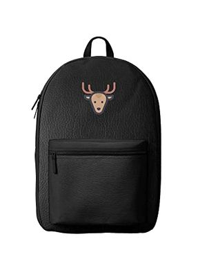 Bonamaison Unisex TRSNDRB100214 rugzak van kunstleer, zwart, eenheidsmaat, zwart, One Size