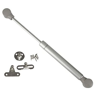 Amig - Compras de gás para elevação de portas de batível para móveis - Mod.95 - 247 x 15 mm - Resistência de carga: 8 kg - amortecedor para abertura crescente sem impacto - prateado
