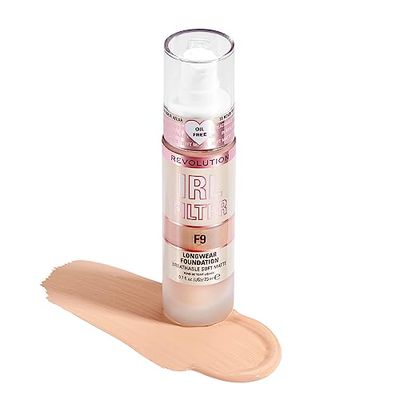 Makeup Revolution, Irl Filter, Longwear, Fond de Teint, F9, 23ml