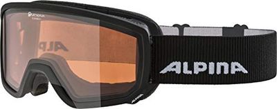 ALPINA Unisexe - Adultes, SCARABEO S Q Lunettes de ski, black, One Size