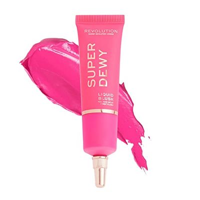 Makeup Revolution Fard à joues liquide Superdewy, You Had Me at First Blush, 15 ml.