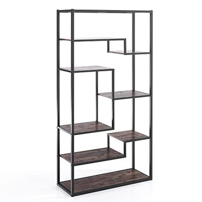 Mobiel/boekenkast EUGENE HIGH BLACK
