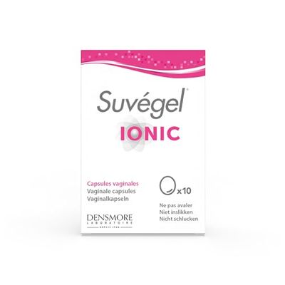 Densmore - Suvégel Ionic - Prévention et Traitement des Infections Vaginales (Herpès, Mycose Vaginale) - TIAB, Acide Hyaluronique, Aloe Vera - 10 capsules - Cure de 10 jours - Fabriqué en Europe