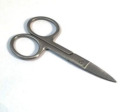 BEAUTY CARE Ciseaux à ongles droits en acier inoxydable avec lames de précision pour manucure