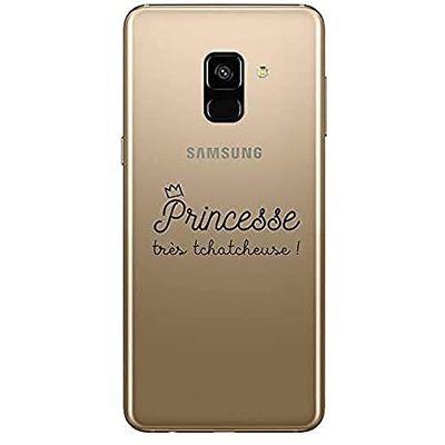 Zokko Beschermhoes voor Galaxy Note 9, prinses, zeer glinsterend, zacht, transparant, witte inkt.