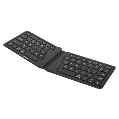 Targus Folding Ergonomic Keyboard Bluetooth Wireless Connection for Laptop, Tablet, Smartphone Antimicrobial (UK)