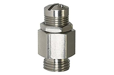 RIEGLER 103926-218.24-ES Mini-afblaasventiel, roestvrij staal, G 1/4, responsdruk 10,0-18,0 bar, 1 stuk