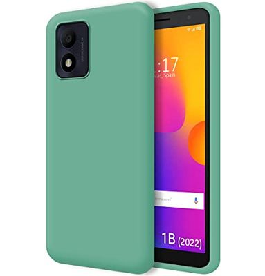 Tumundosmartphone Funda Silicona Líquida Ultra Suave para Alcatel 1B 2022 Color Verde