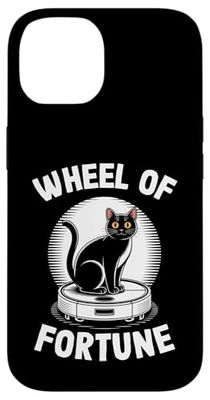 Wheel Of Fortune Cat Joke Robot Vacuum Cleaner Cat Case for iPhone 14