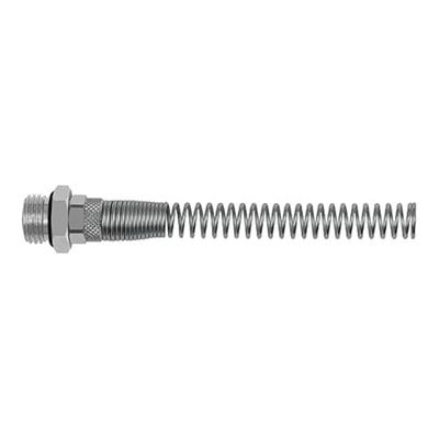 Raccord droit à visser - Ressort anti-torsion G 1/4 A - Pour tuyau 10/8 mm SW 16 - Pression de travail max. 18 bar - Laiton