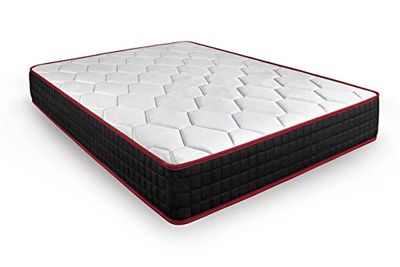 HOGAR24 Colchão viscoelástico reversível com memória fresca 3D - 105 x 190 cm