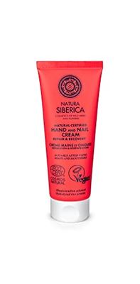 Natura Siberica certified hand and nail cream - Repair & Recovery Red