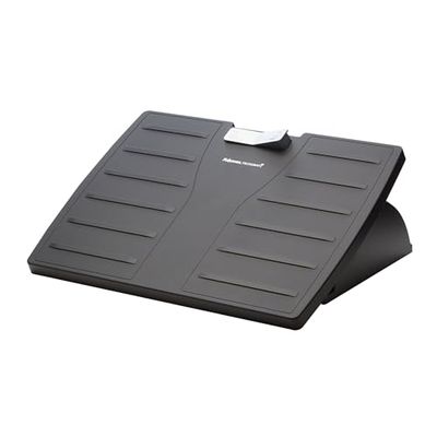 Fellowes Repose-pieds Office Suites, 3 hauteurs possibles, inclinaison jusqu'à 30°, protection antibactérienne Microban, noir
