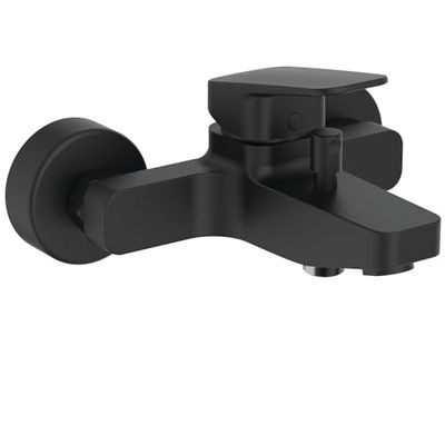 Ideal Standard - Ceraplan, Mezclador monomando para bañera o ducha, Dos vías, Negro seda
