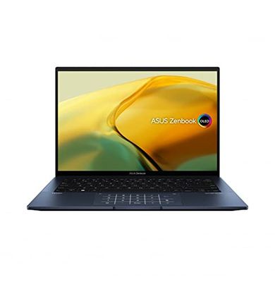 ASUS ZenBook 14 OLED UX3402VA-KM208W - Ordenador Portátil 14 WQXGA+ (Intel Core i5-1340P, 16GB RAM, 512GB SSD, Iris Xe Graphics, Windows 11 Home) Azul Ponder - Teclado QWERTY español Marca