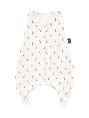 TRÄUMELAND Baby sovsäck med fötter 0,5 Tog Carota, sommarsovsäck, lätt andningsbar babysovsäck, Öko-Tex 100-certifierad