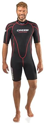 Cressi Tortuga Man Shorty Wetsuit - 2.5 mm Premium Neoprene Wetsuit