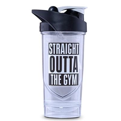 Shieldmixer Hero Pro Classic Shaker for Whey Protein Shakes and Pre Workout, BPA Free, 700 ml, Straight Out Of The Gym