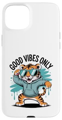 Tigre Dabbing Con Occhiali Da Sole Custodia per iPhone 15 Plus