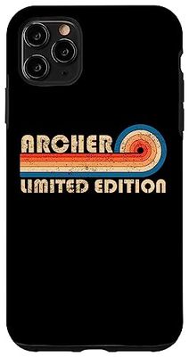 ARCHER Surname Retro Vintage 80s 90s Birthday Reunion Custodia per iPhone 11 Pro Max
