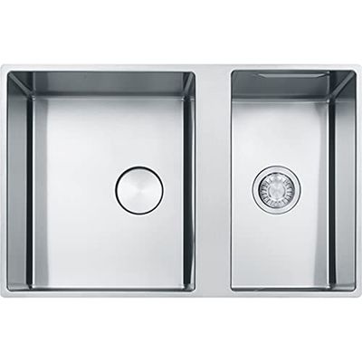 Franke 127.0617.529 BWX 220-41-27 - Lavello da cucina in acciaio INOX effetto lino