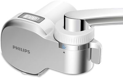 Philips Ontap - Filtro per rubinetto, microfiltrazione con display digitale