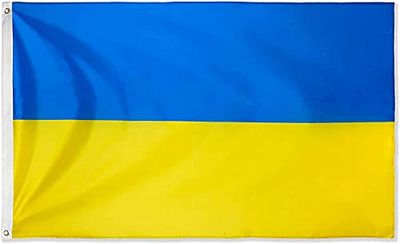 Generico Vlag Oekraïne 90 x 150 cm, unisex volwassenen, geel blauw, eenheidsmaat