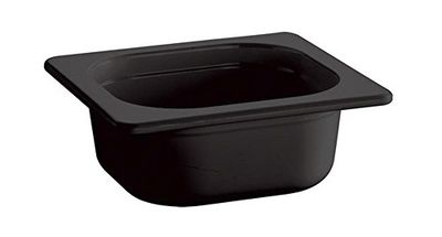 APS GN bac 17,6 x 16,2 cm, Tiefe: 100 mm mélamine, noir, 1 Liter