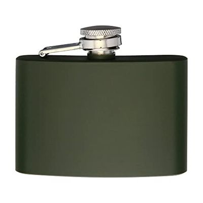 heupfles, roestvrij staal, groen, 4 oz