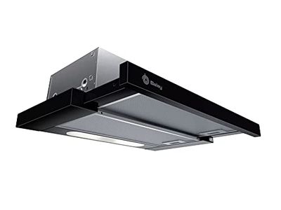 Balay - Sino telescópico, 60 cm, instalação em recirculação, preto, 3BT263MN