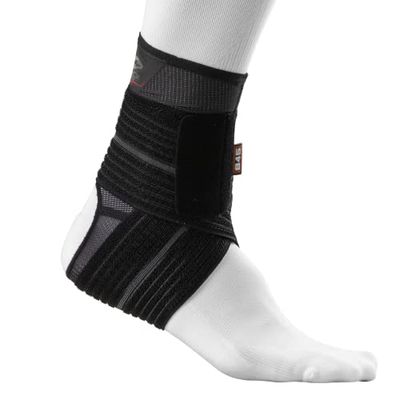 Shock Doctor Chevillère de Compression avec Support par Strap Mixte Adulte, Noir, L