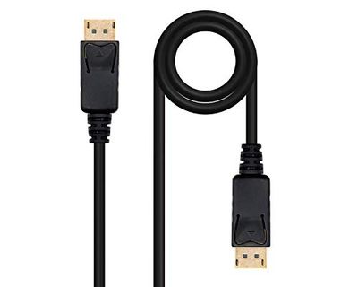 Velocraze Câble displayport - Câble noir de 5 m, de type dp/m à dp/m, idéal pour connecter des appareils vidéo à haute vitesse et de qualité.