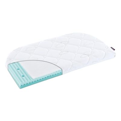 TRÄUMELAND Air - Colchón Auxiliar (57,5 x 105 x 7 cm, con 2 Esquinas Redondeadas, colchón Transpirable, Certificado Öko-Tex 100, hipoalergénica, Fabricado en Austria)