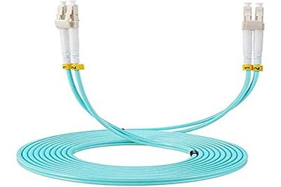 Elfcam® - Cavo in fibra ottica LC/UPC a LC/UPC, OM3 multimodale duplex 50/125um LSZH (7m)